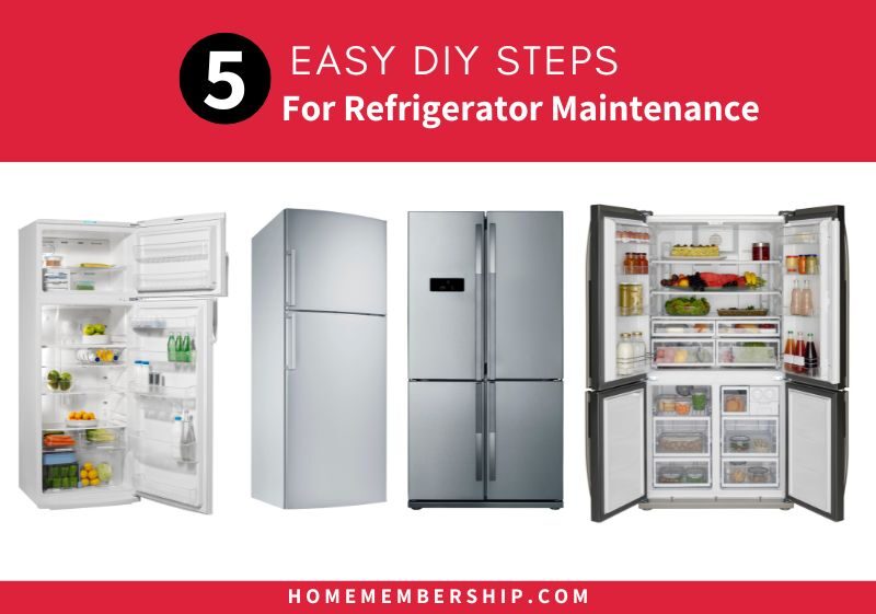 Keeping your refrigerator in good condition is important. Refrigerator maintenance is simple and can be done by any homeowner.