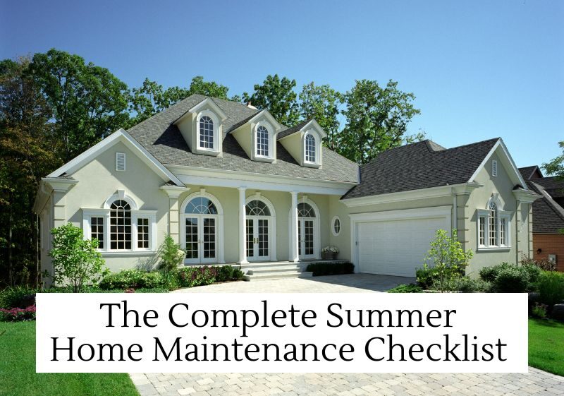 By keeping up with these simple Summer Home Maintenance tasks each year, you can keep your home looking great and running efficiently for many years.